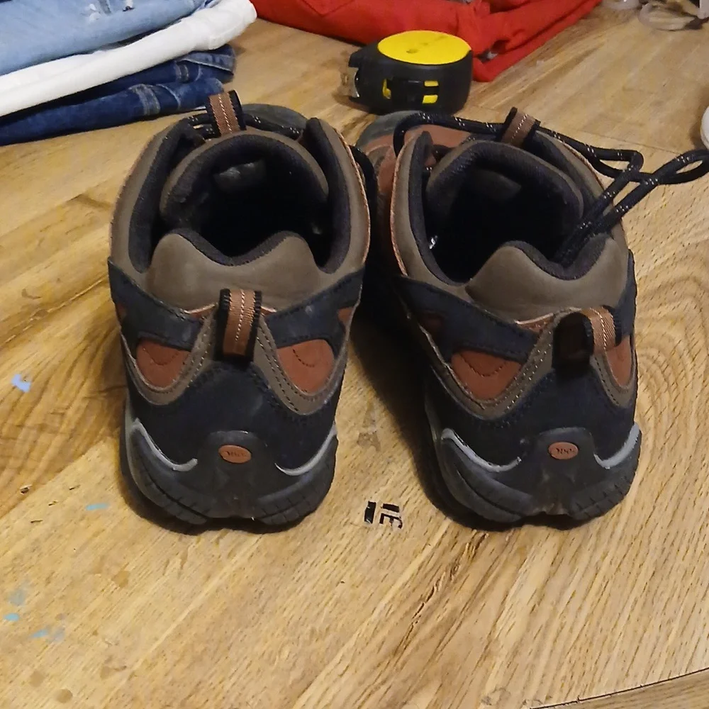 OBOZ Sawtooth Hiking Brown and Black  Shoes Boots Dry Waterproof Size 14 - Picture 3 of 7